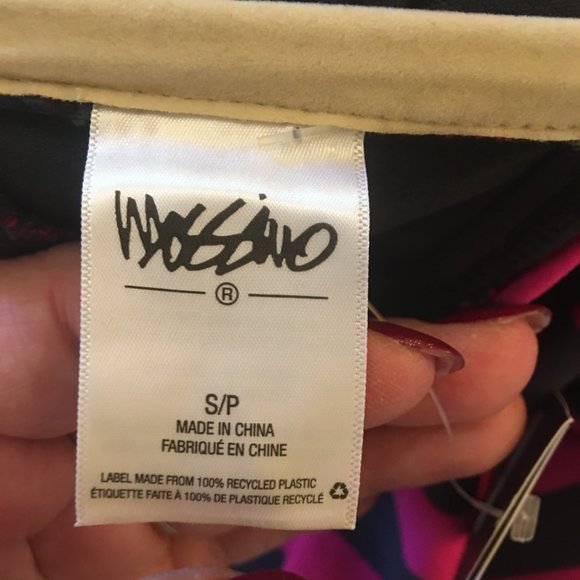 NWT Mossimo pink and slate tankini top Size S - Picture 5 of 9